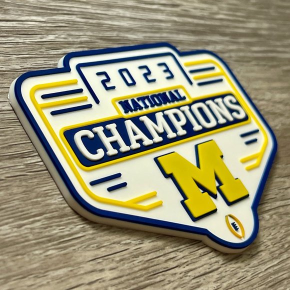 Michigan Wolverines 2023 College Football Champions 3D Snapback Hat - Picture 4 of 4